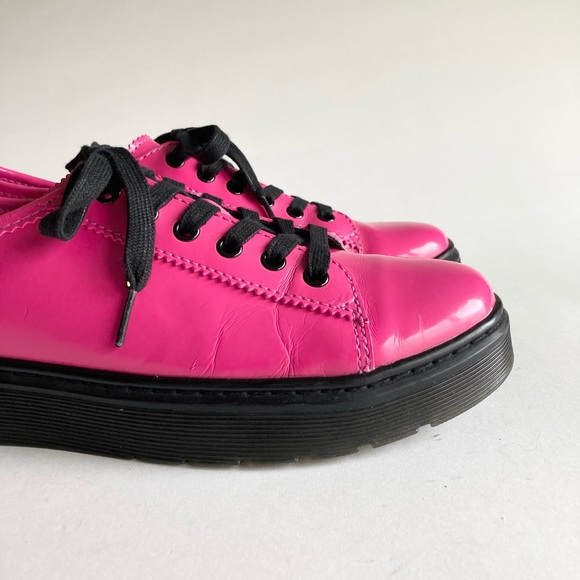 Dr. Martens Spin Pink Patent Leather Low Top Sneakers size 11 - Picture 4 of 16